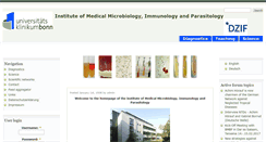 Desktop Screenshot of microbiology-bonn.de